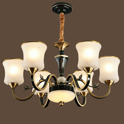 68030-6-WithoutBulb-Brass+Glass-Φ700x400mm