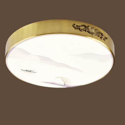 68032-96W-Brass+Acrylic-Φ500x50mm