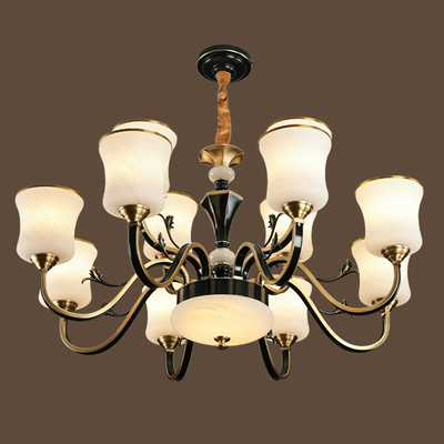 68030-12-WithoutBulb-Brass+Glass-Φ900x480mm